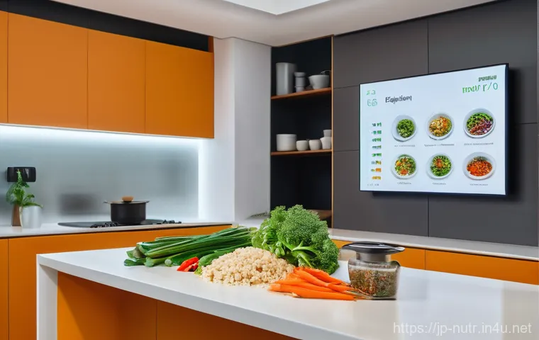 영양사와 실험 데이터 분석 - "A professional and empathetic data nutritionist (a woman in her mid-30s to early 40s, dressed in sm...